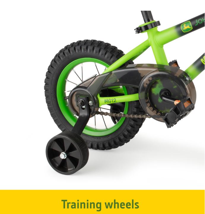 John Deere Mean Green Bicycle 12in Liliplum Kids